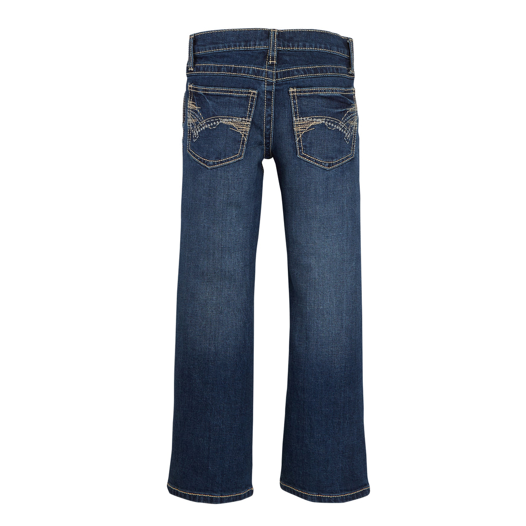 Wrangler Boys 20X Vintage Boot Cut Jeans- Dark Stone Wash - Irvine Tack &amp; Western Wear