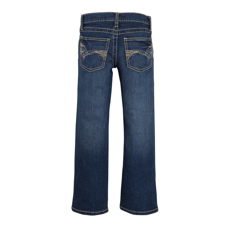 Wrangler Boys 20X Vintage Boot Cut Jeans- Dark Stone Wash - Irvine Tack &amp; Western Wear