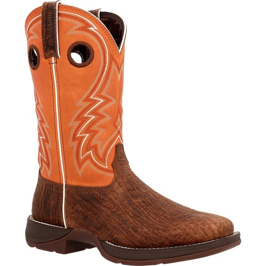**Durango Men's Brown 12" Western Cedar Bark and Monarch