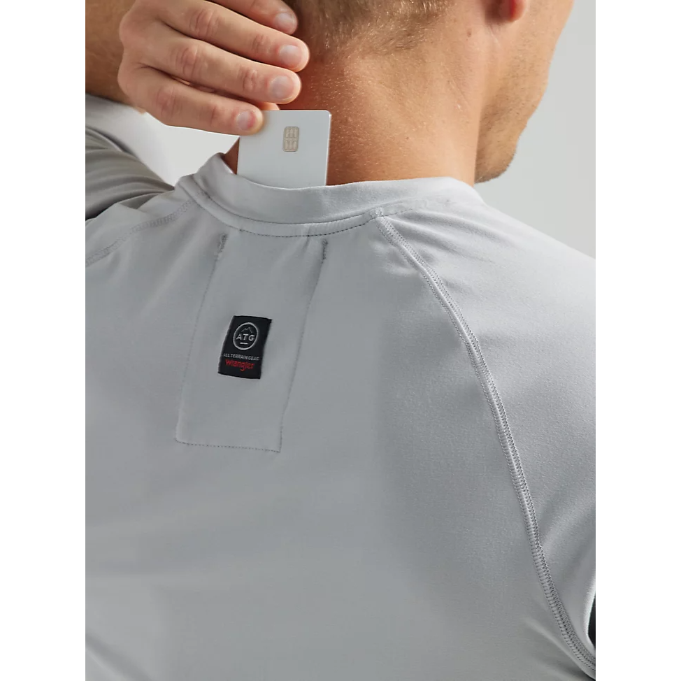 ATG by Wrangler Mens Performance Knit Shirt - Harbor Mist