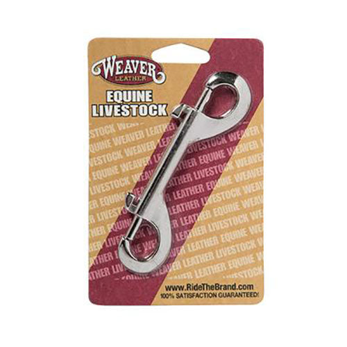 Weaver Leather 4 1/2" Nickel Plated Double Snap