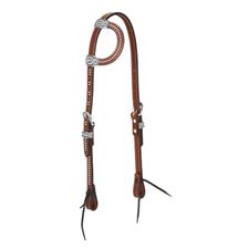 Weaver Leather Austin Flat Sliding Ear Headstall Average