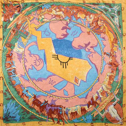 Wyoming Trader Silk Scarf - Limited Edition