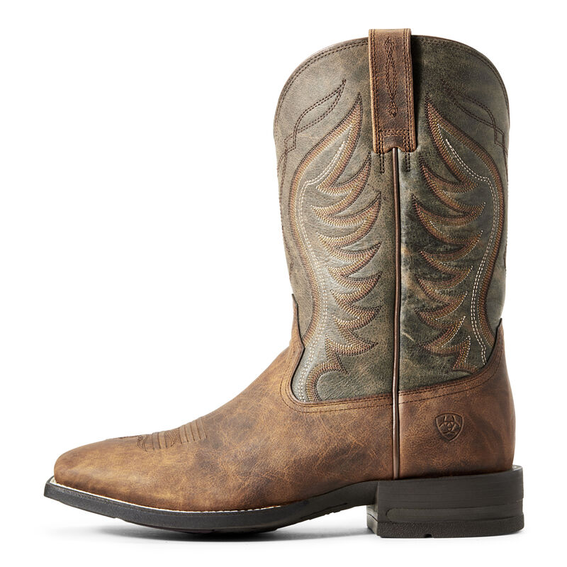 Ariat Men's Amos Western Boots - Sorrel Crunch