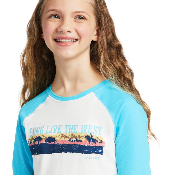 Ariat Girls Real Long Live Tee