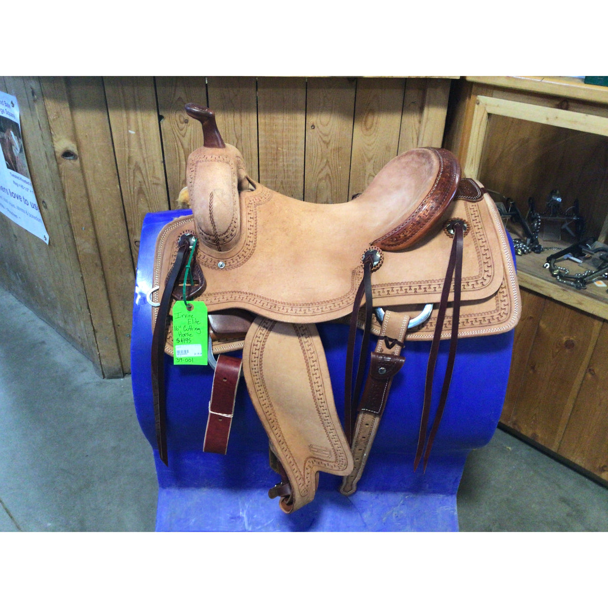 Irvine 16" Elite Cutting Saddle - Irvine Tack & Western Wear