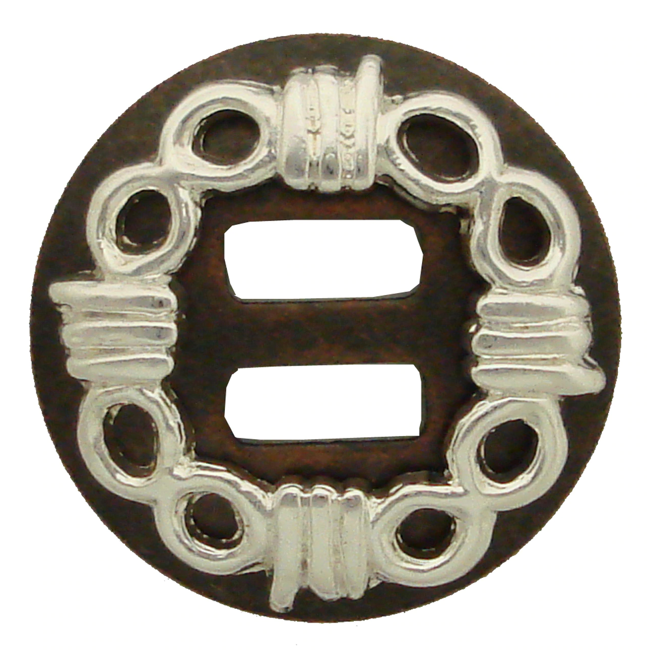 1" Slotted Barbwire Concho
