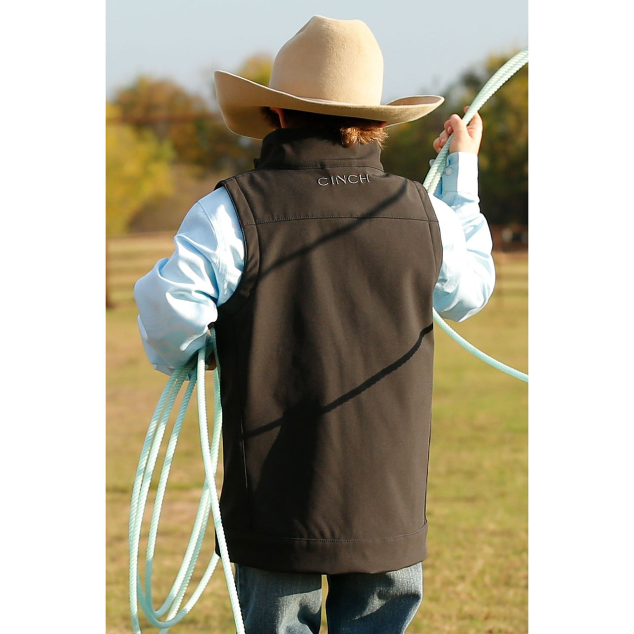 Cinch Boy's Bonded Vest - Black