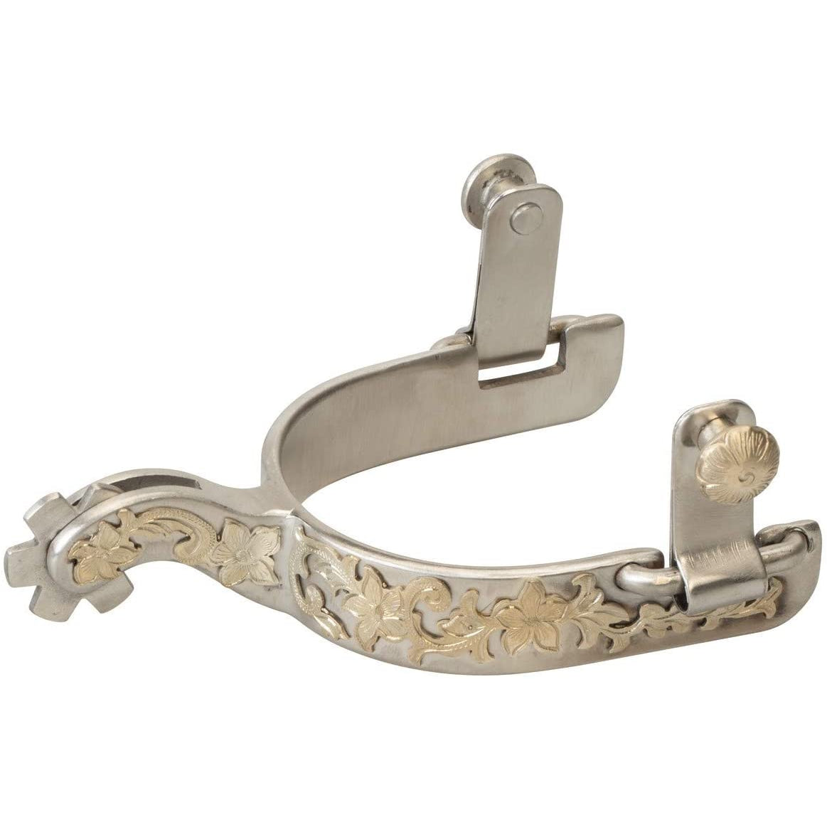 Weaver Leather Ladies Floral Ivy Rowl Spur SS