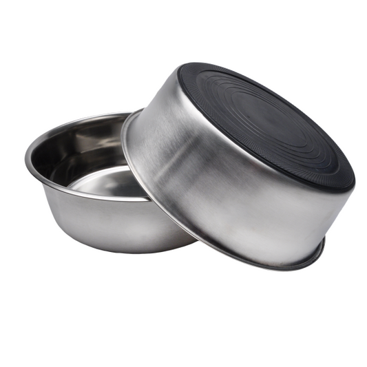 Coastal Non Skid Stainless Bowl  2 Cup