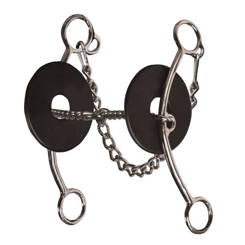 Professional's Choice Brittany Pozzi Lifter Series - Twisted Wire Snaffle 8" Shank - Irvine Tack & Western Wear