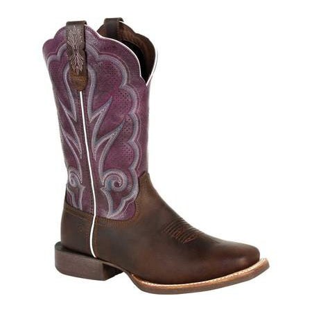 Durango Women's Rebel Ventilated Plum Western Boot