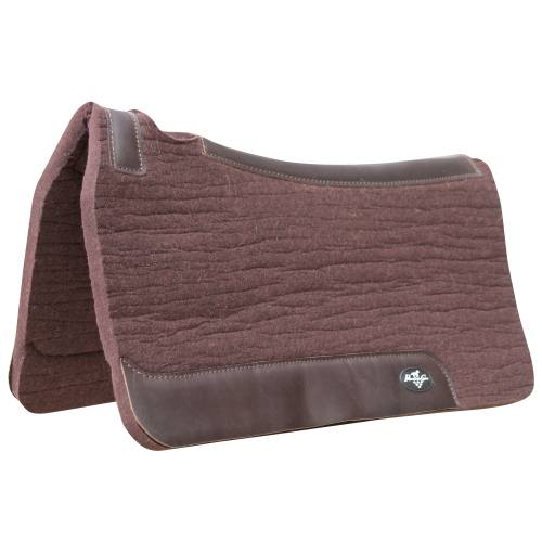 Professional's Choice's 31x32 Steam Pressed Comfort-Fit Felt Saddle Pad -  3/4" Felt