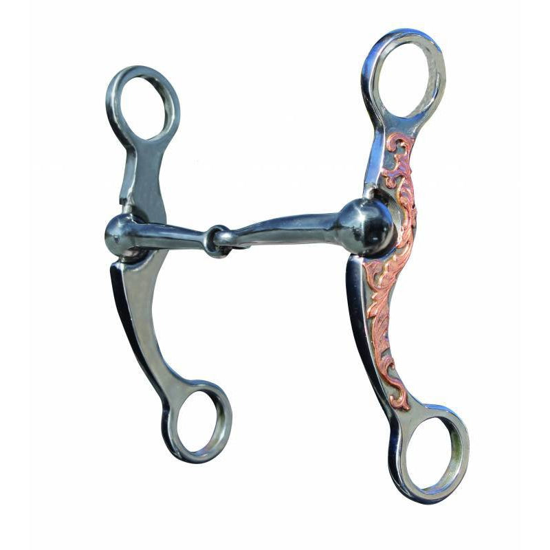 Professional's Choice Stockman 6 Snaffle Copper Bit