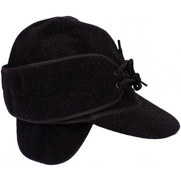 Wyoming Traders Mackenzie Black Wool Cap