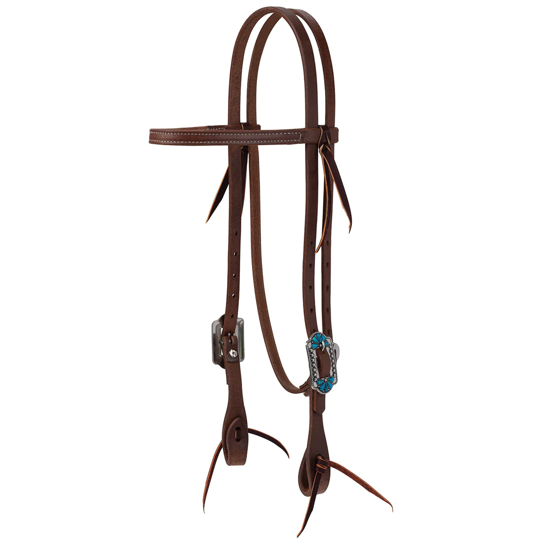 Weaver Leather ProTack Browband Headstall w/Designer Hardware