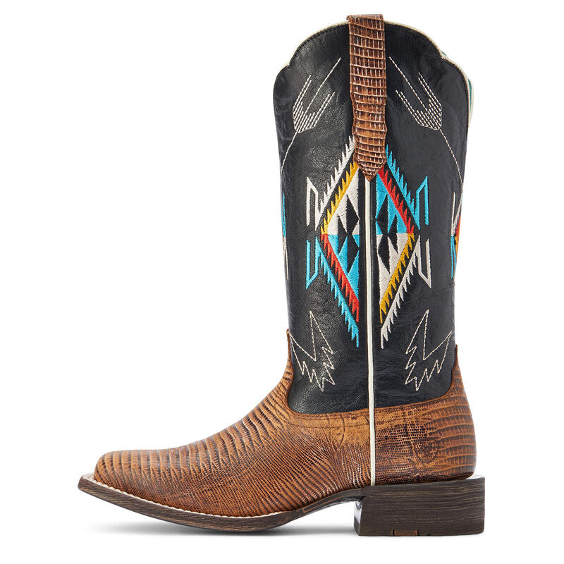 **Ariat Womens Frontier Chimayo Western Boots - Kona Brown