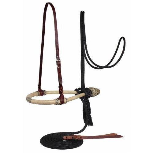 Professional's Choice Bosal Natural/Black Cord Mecate