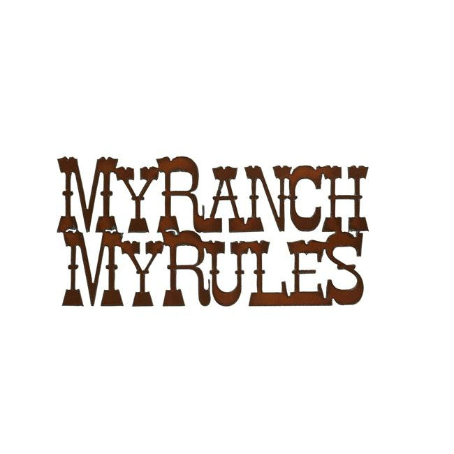 Rustic Ironwerks Cut Out Sign