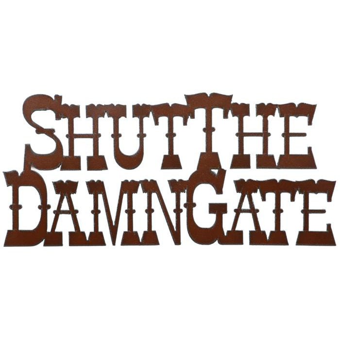 Rustic Ironwerks Cut Out Sign