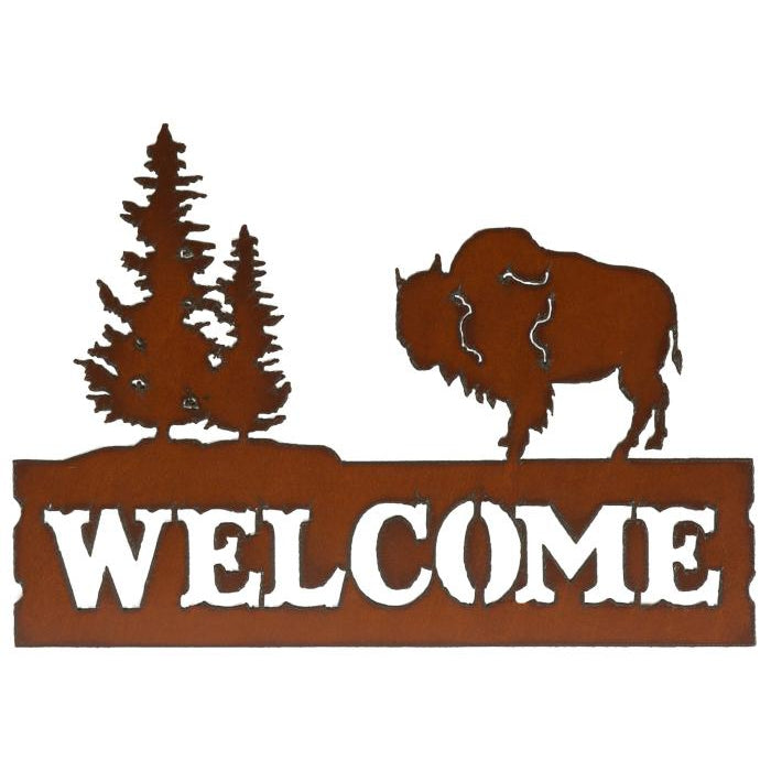 Rustic Ironwerks Horizontal Welcome Sign