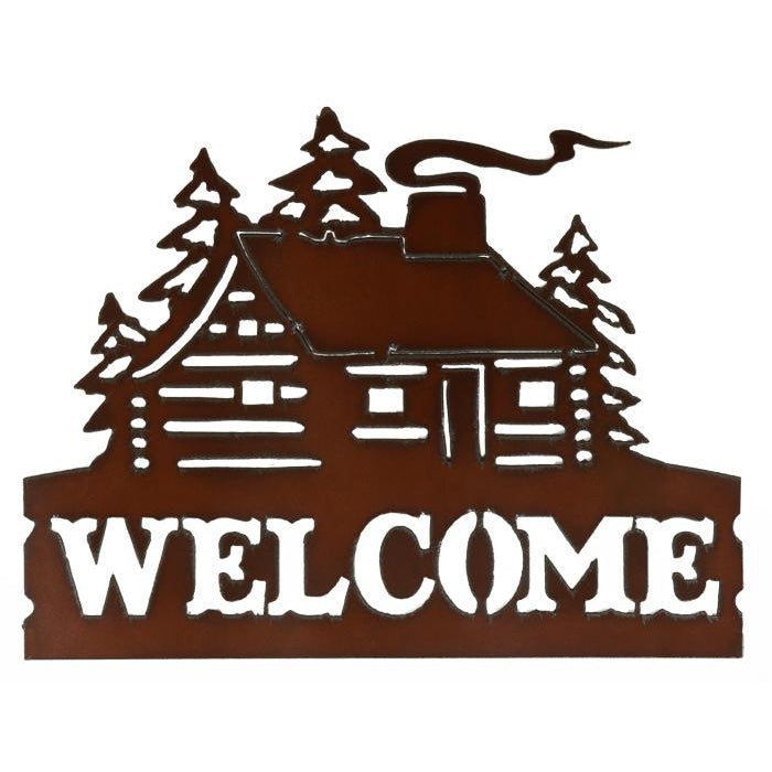 Rustic Ironwerks Horizontal Welcome Sign