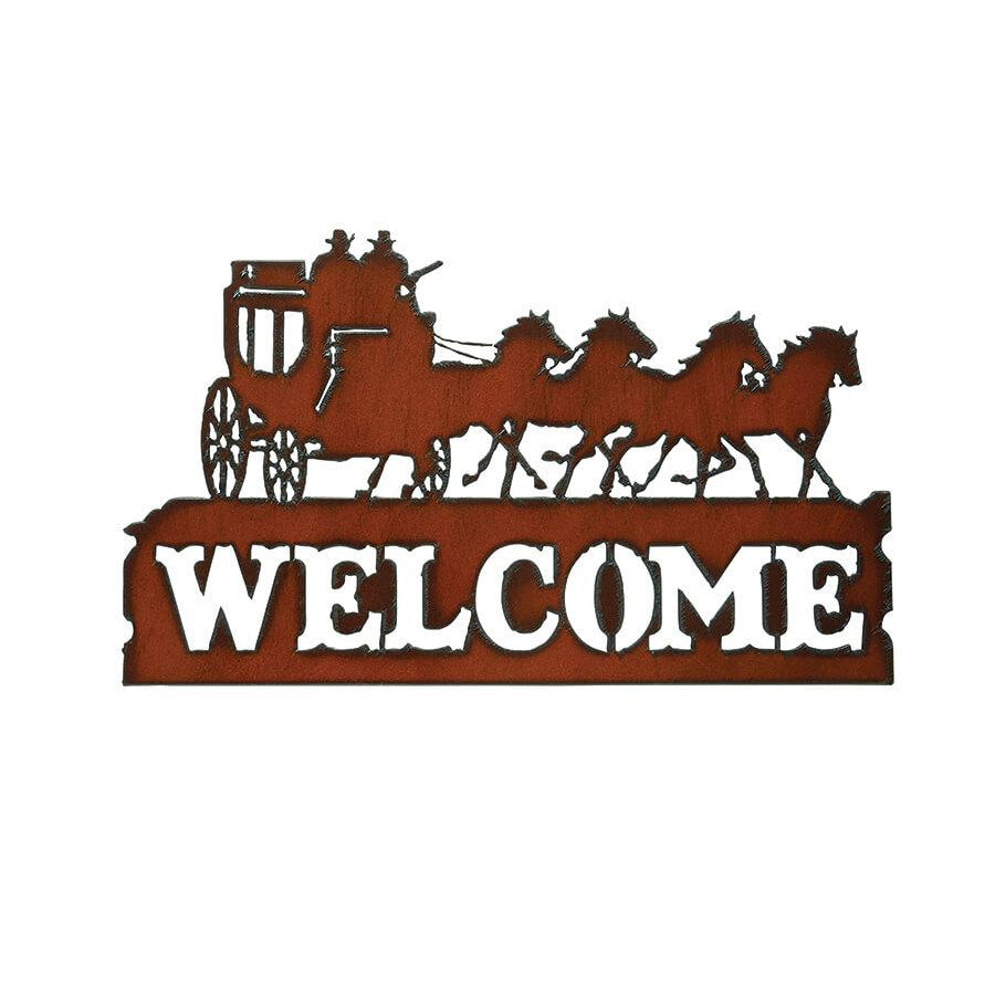 Rustic Ironwerks Horizontal Welcome Sign