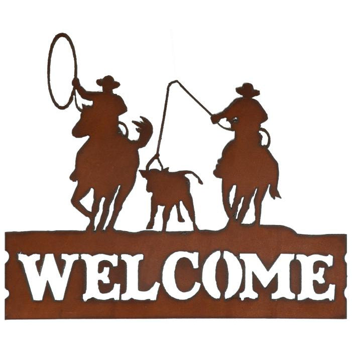 Rustic Ironwerks Horizontal Welcome Sign
