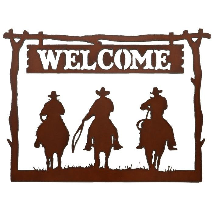 Rustic Ironwerks Horizontal Welcome Sign