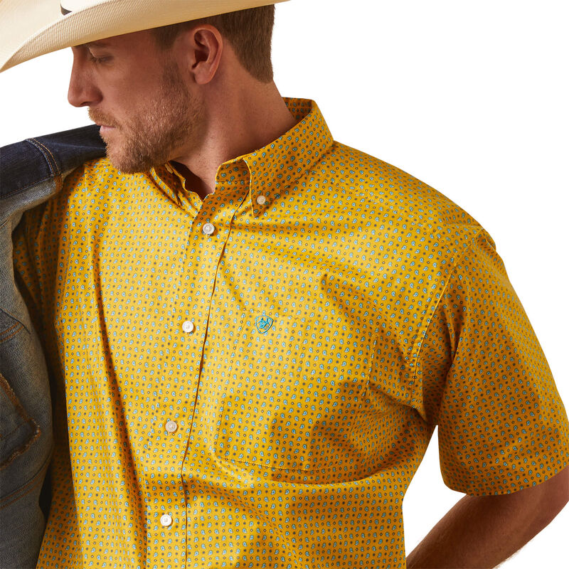 Ariat Men's Kalul Classic Fit Shirt - Golden Rod