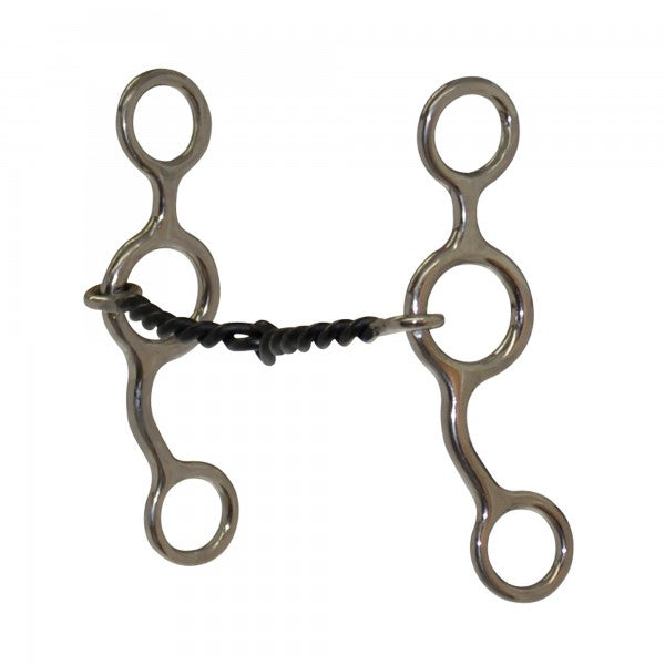 Reinsman Diamond R Junior Cowhorse Twisted Snaffle Bit