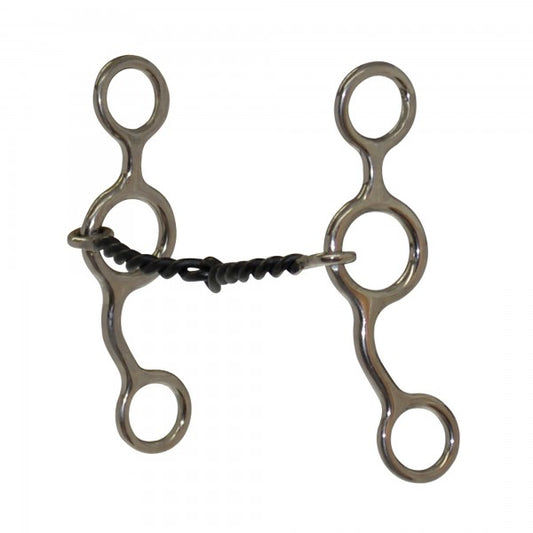 Reinsman Diamond R Junior Cowhorse Twisted Snaffle Bit