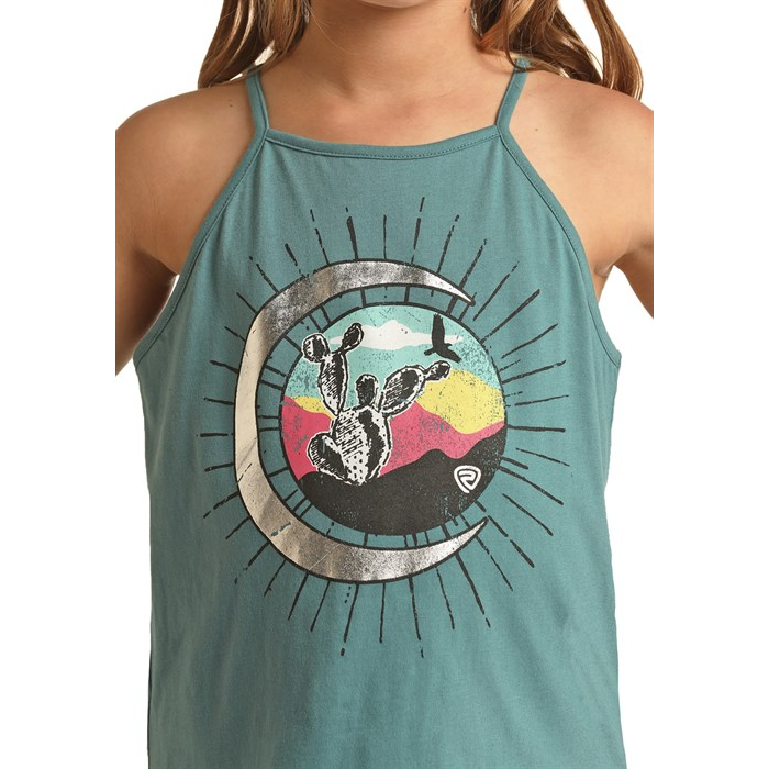 Rock & Roll Girls Tank w/Desert Graphics