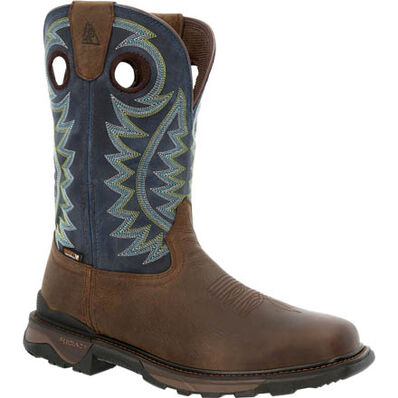 Rocky Mens Carbon 6 Waterproof Pull-On Western Boots