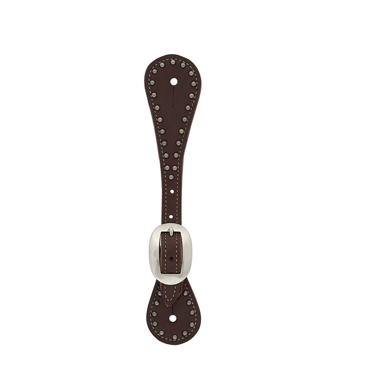 Weaver Leather Youth Oiled Harness Leather Spur Straps with Spots - Oiled Canyon Rose
