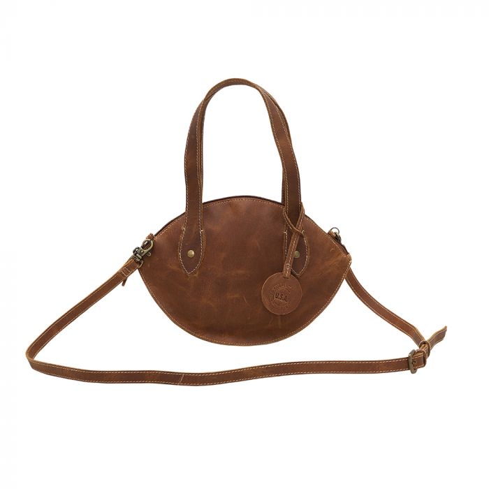 Myra Brown Nest Leather & Hair On Bag