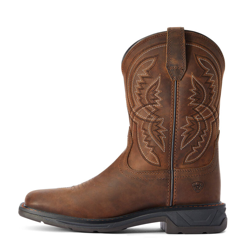 Ariat Boy's Youth Work Hog XT Coil Western Boots - Dirt Roads