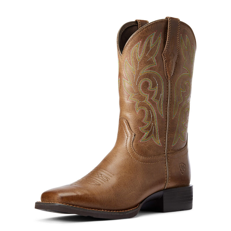 **Ariat Womens Cattle Drive Western Boots - Dusty Brown