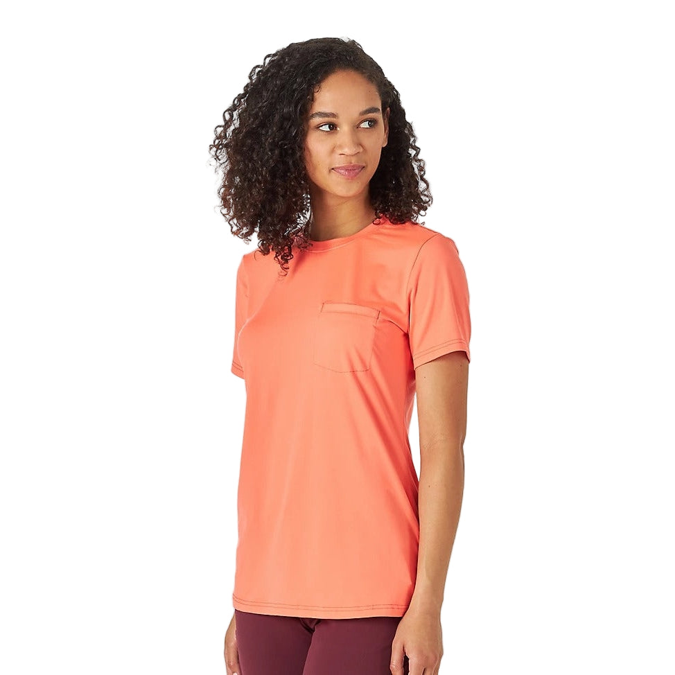 Wrangler Women's ATG Outdoor SS Knit Pocket Tee