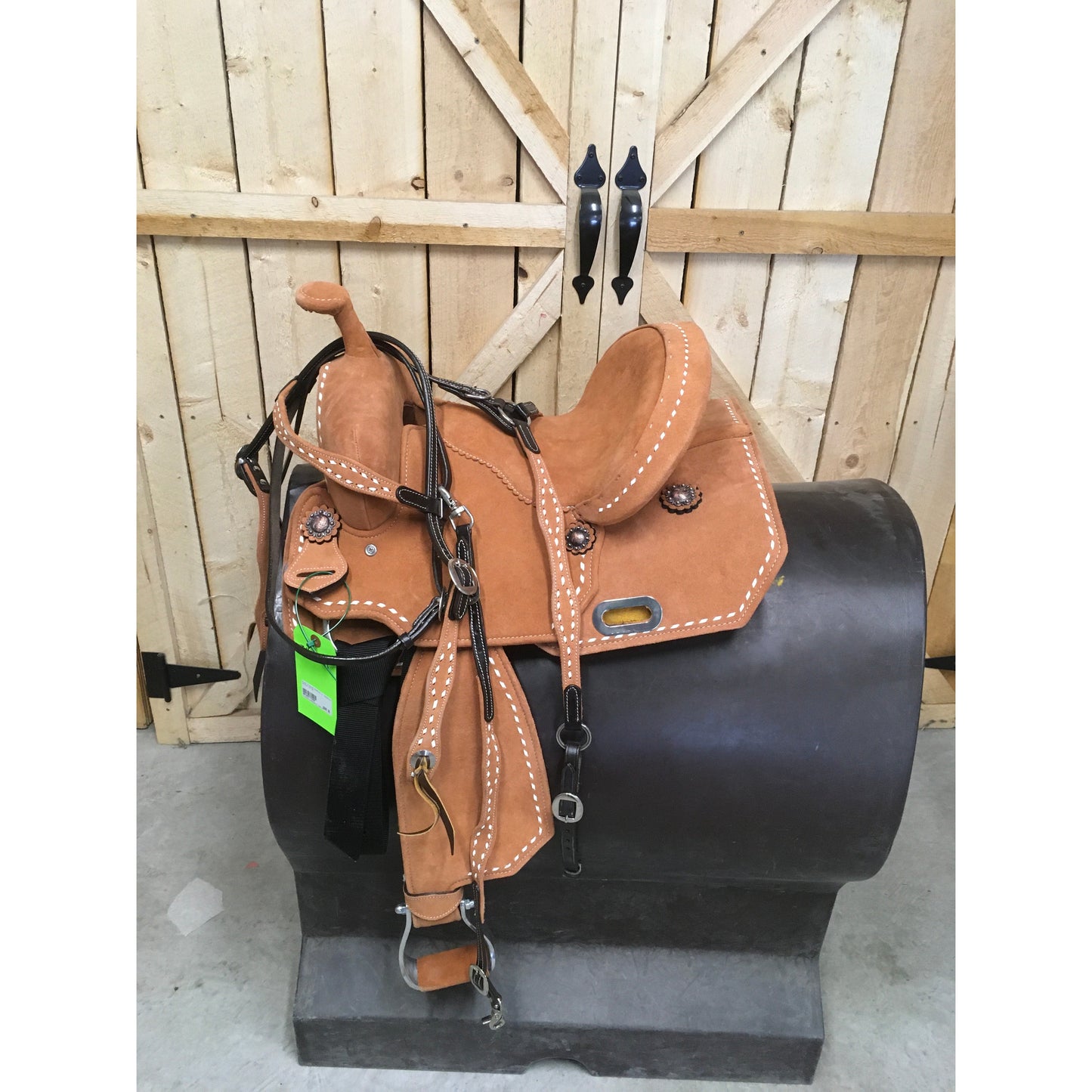 Kids Cloured Saddles w/ Headstall & Wither Strap