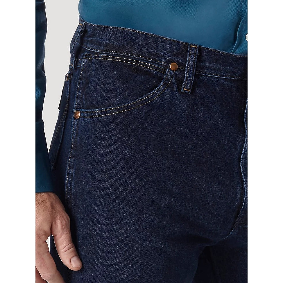 Wrangler Mens Cowboy Cut Original Fit Jeans - Prewashed Indigo