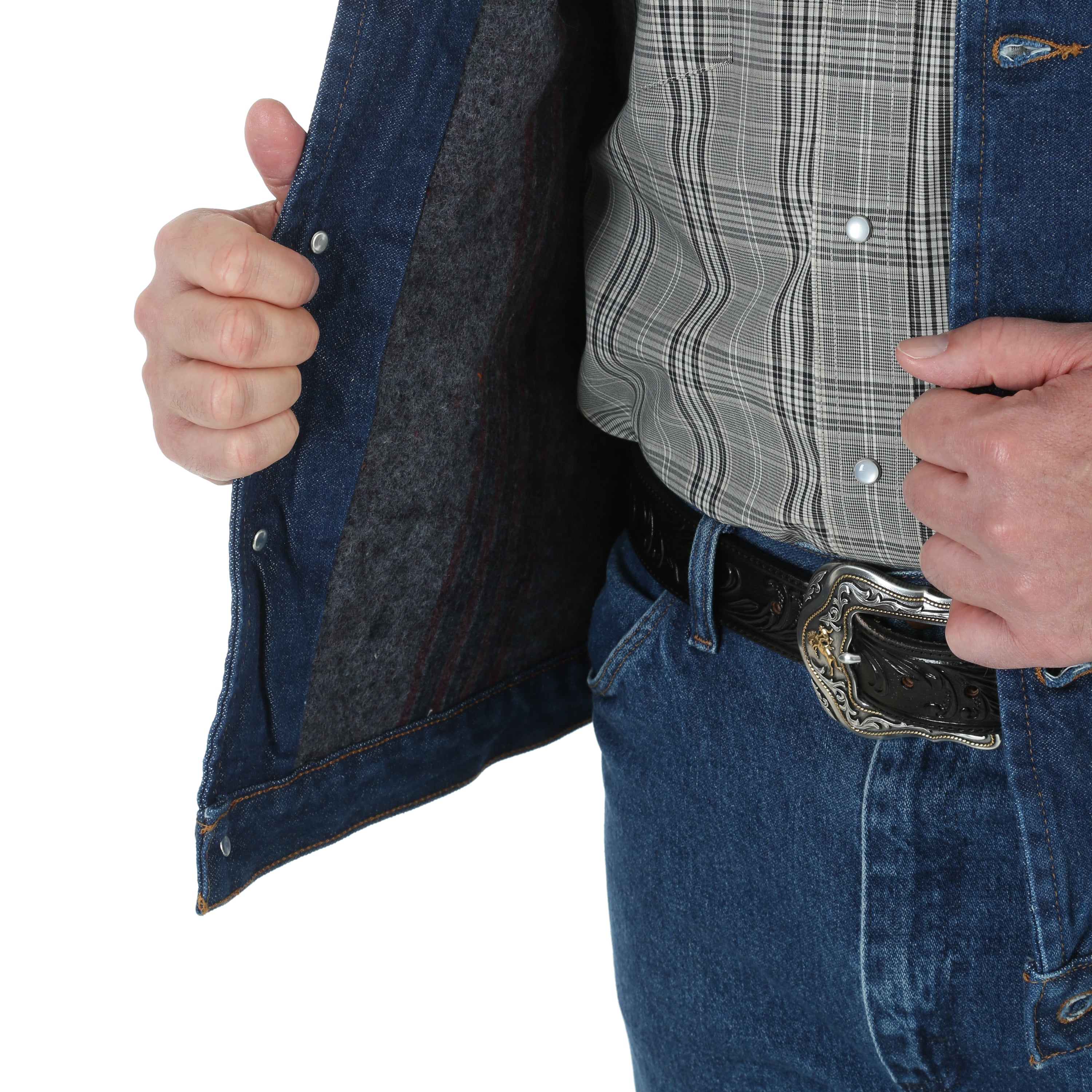Wrangler Men's Blanket Lined Jeans Denim Jacket XL | eBay