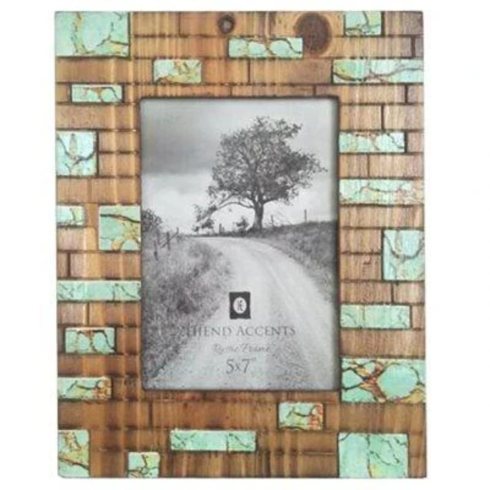 Turquoise Inlay Frame, 5x7