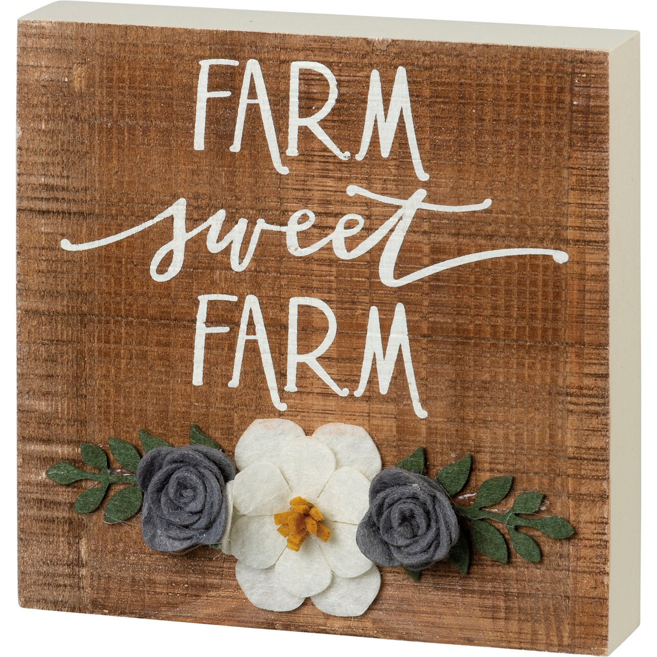 Block Sign - Farm Sweet Farm
