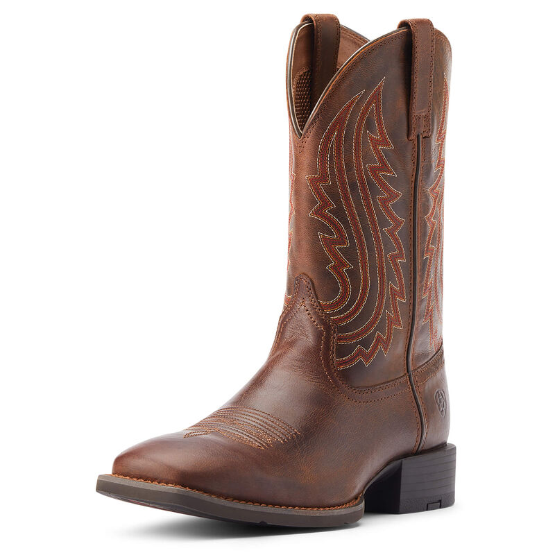 Ariat Mens Sport Big Country Western Boots - Almond Buff