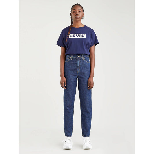 Levi Women's High Waisted Mom Jeans - Eco Ocean