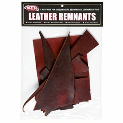 Weaver Leather Remnant Bag Latigo Leather 1lb. - Burgundy