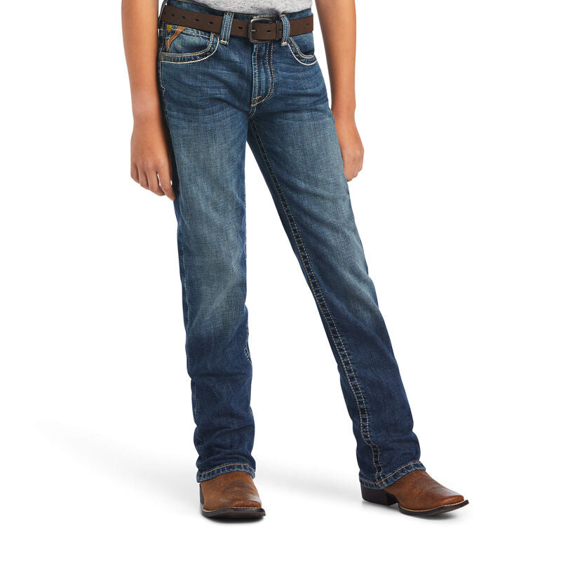 Ariat Boys B5 Stretch Wilson Stackable Straight Jeans