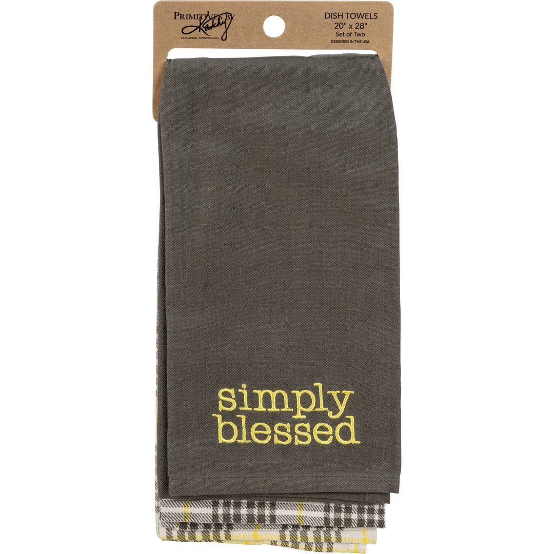Dish Towel Set  Blessed