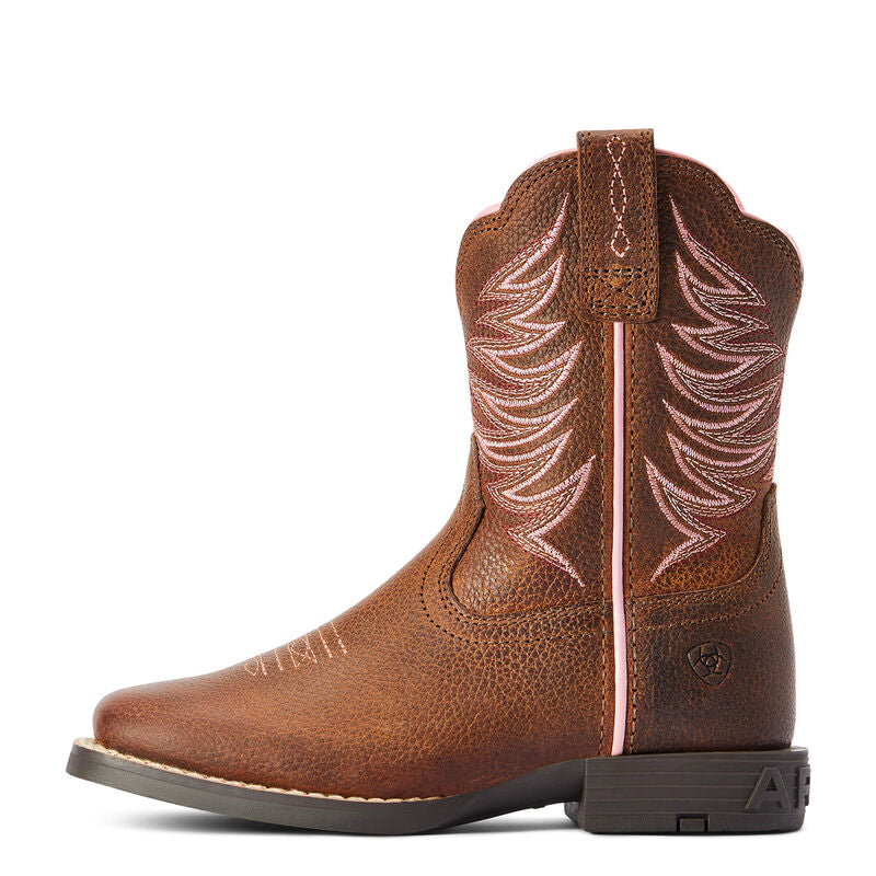 **Ariat Youth Firecatcher Western Boots - Rowdy Brown